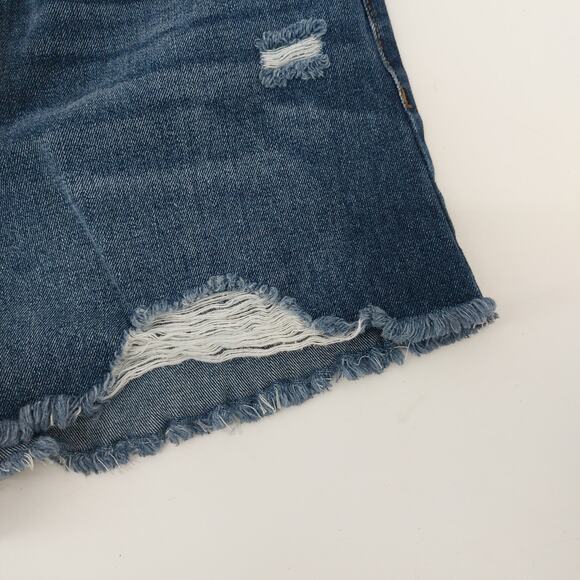 New York Rewash Blue Cut off Shots Denim Jean Sz 5/27 Daisy - Picture 4 of 16